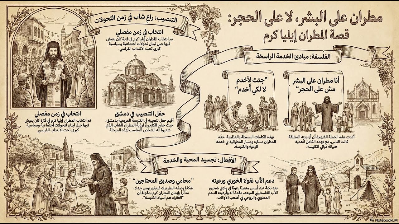 4 مطران على البشر لا الحجر