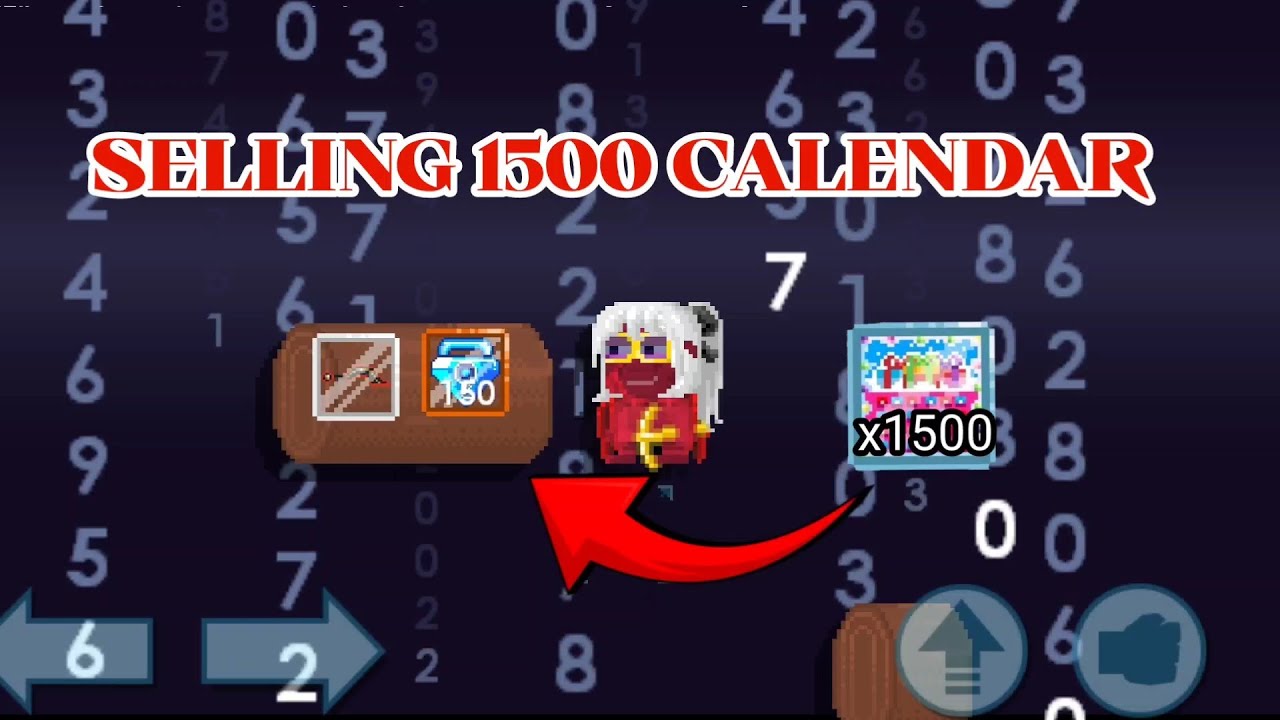 SELLING 1500 Winter Calendar + Got Sun Blade 200BGL Profit Growtopia 