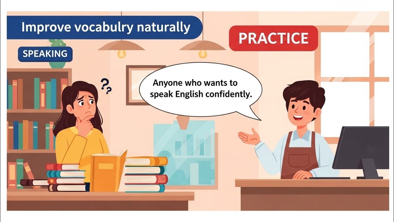 Improve vocabulary naturally  ll english for beginners ll Easy Speaking & Conversation Practice