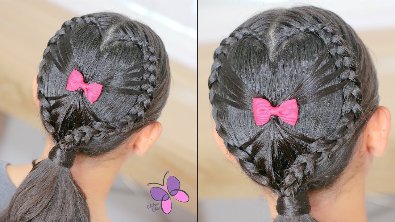 Heart Hairstyle for Valentine's Day