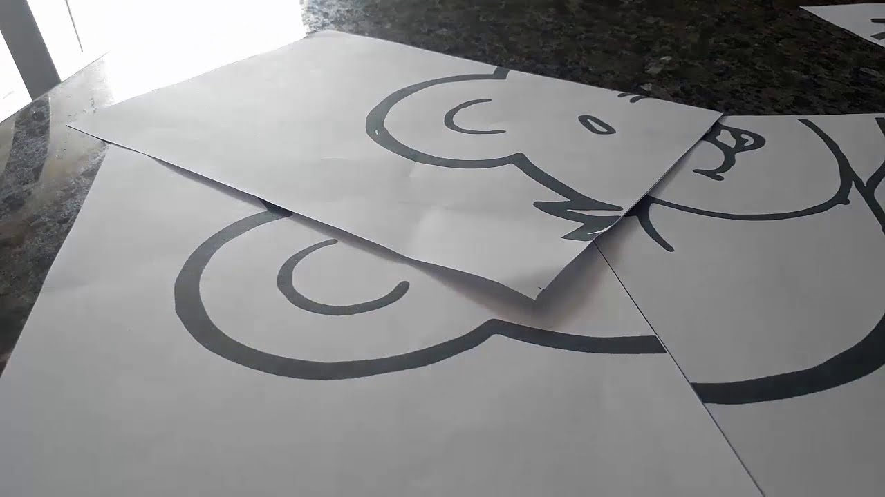 passo a passo de como aumentar seu desenho para fazer na talagarça