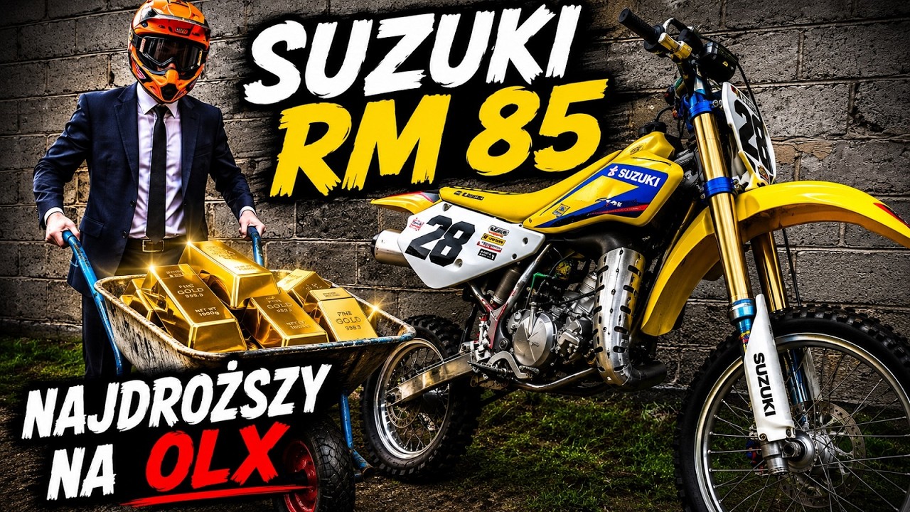 Kupiliśmy Młodemu Suzuki RM 85 - Najdroższa na OLX - Młody potrzebował 12 minut, aby coś rozwalić