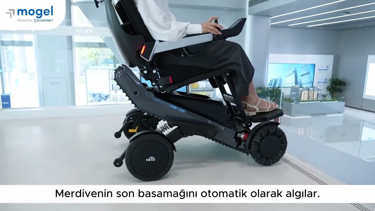 XSTO X12 Merdiven Tırmanan İnip Çıkan Akülü Tekerlekli Sandalye | Detaylı İnceleme