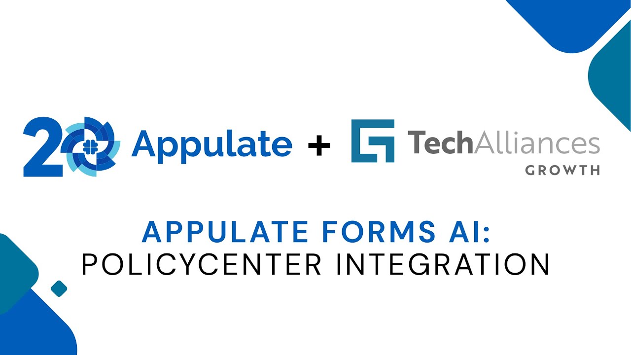 Appulate Forms AI + Guidewire Policy Center: Now Live