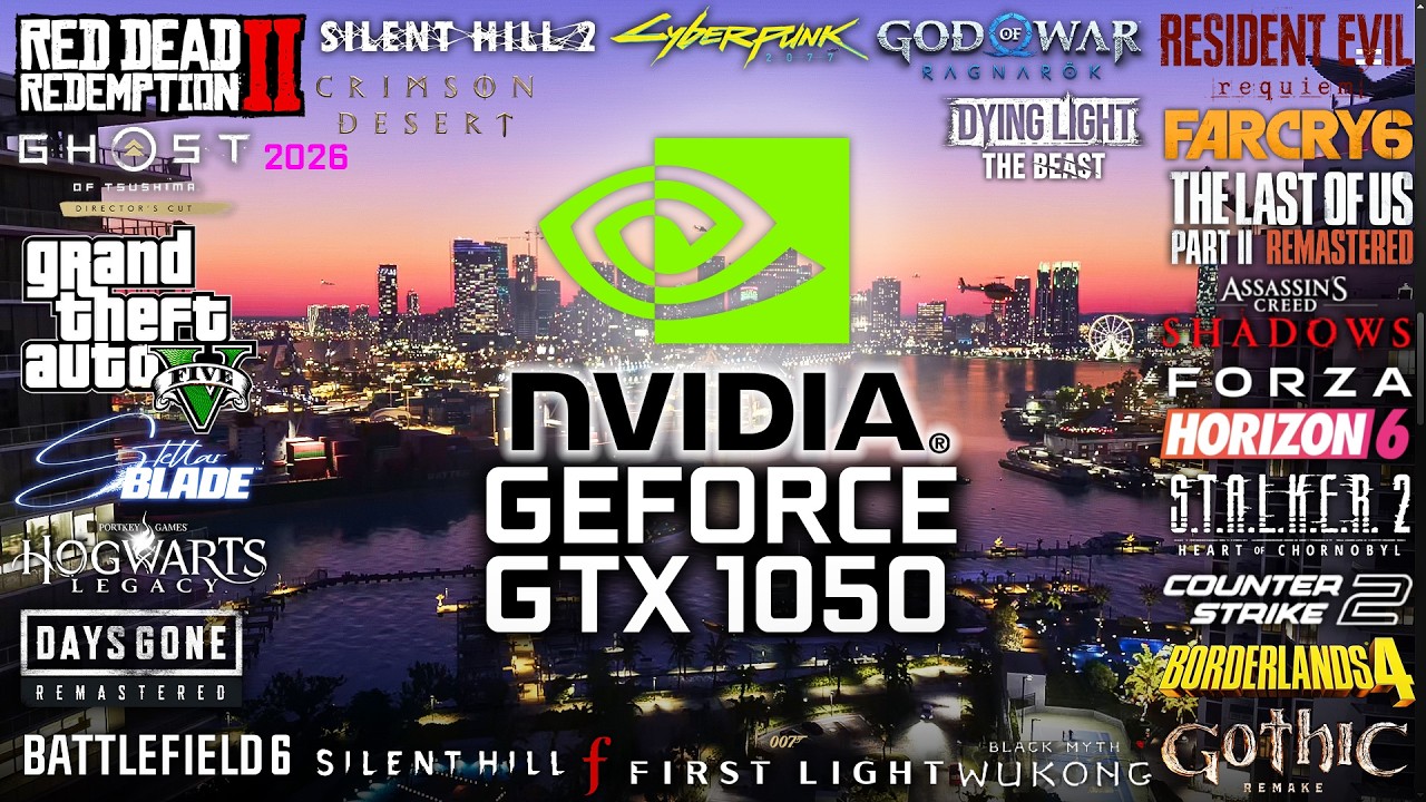 GTX 1050 в 2026 году &mdash; Тест в 25 играх