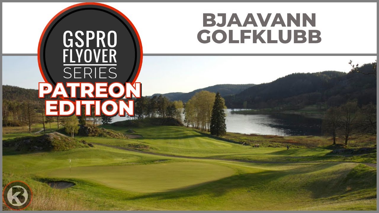 GSPro Course Flyover - Bjaavann Golfklubb - Designed by pakman - Patreon Exclusive