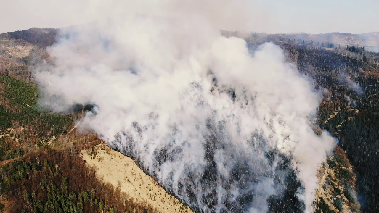 Požiar v Oščadnici 6.4.2020