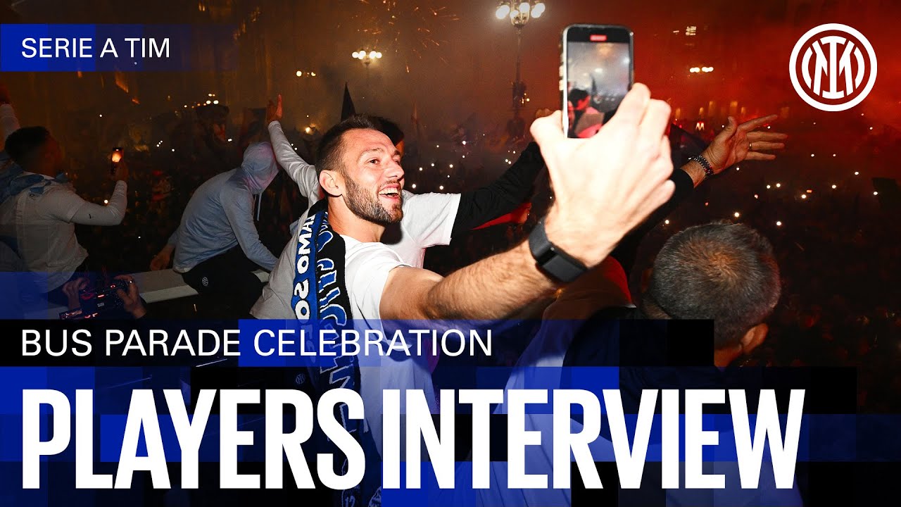 DARMIAN AND DE VRIJ ⭐⭐ | SCUDETTO CELEBRATIONS | PLAYERS INTERVIEW 🎙️⚫🔵