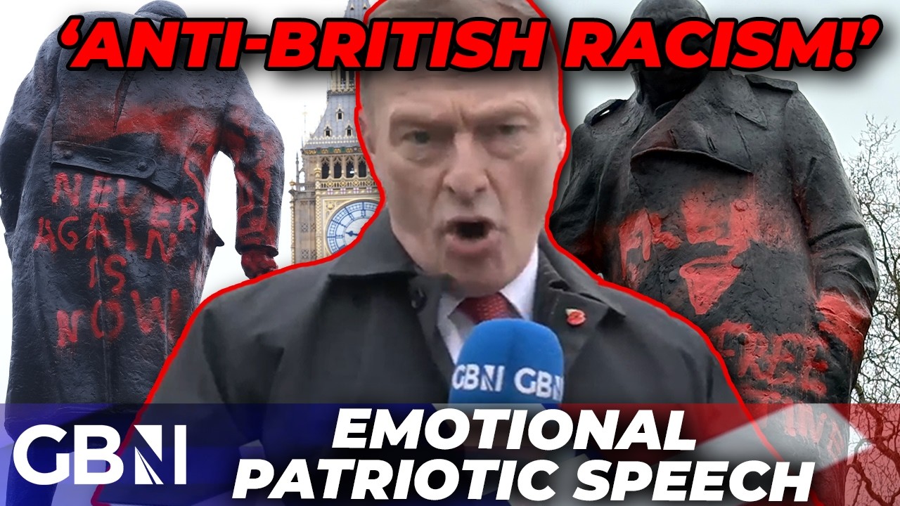 ‘This SHAMES our nation’ | Martin Daubney OUTRAGED over Churchill statue defaced with graffiti