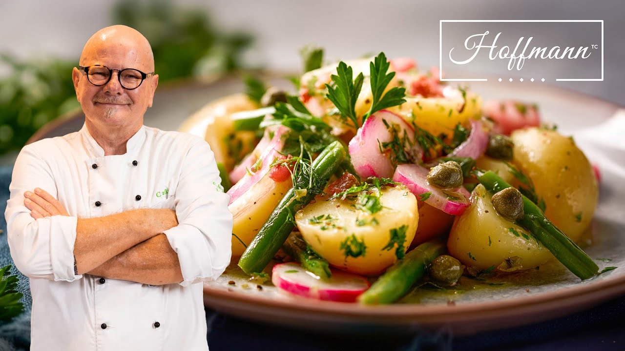 Sommerlicher Kartoffelsalat ohne Mayo I Schnelle Grillbeilage I Einfaches Rezept 