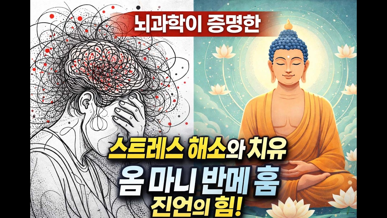 옴 마니 반메 훔의 비밀: 너무 힘든 순간, 딱 3분만 따라해 보세요. 마음이 놀랍도록 편안해집니다