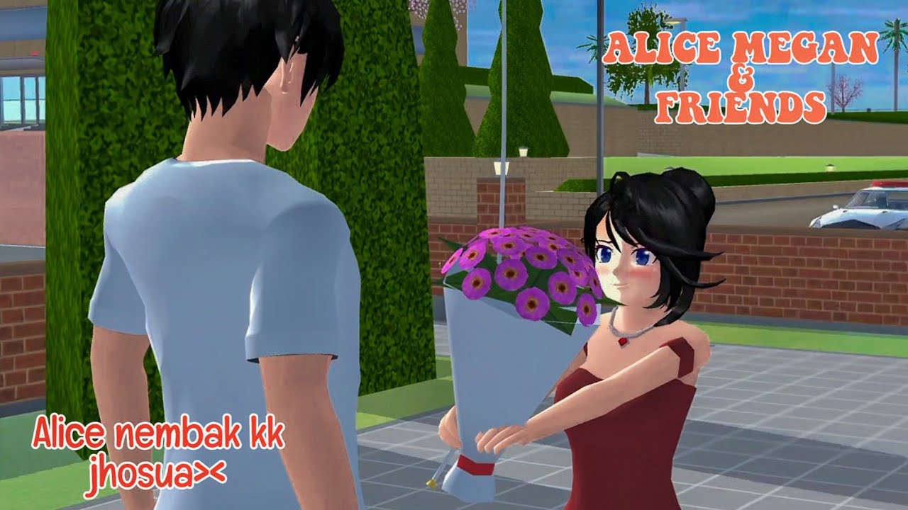 ALICE MEGAN & FRIENDS [ALICE MAU NEMBAK KK JHOSUA] || SAKURA SCHOOL SIMULATOR