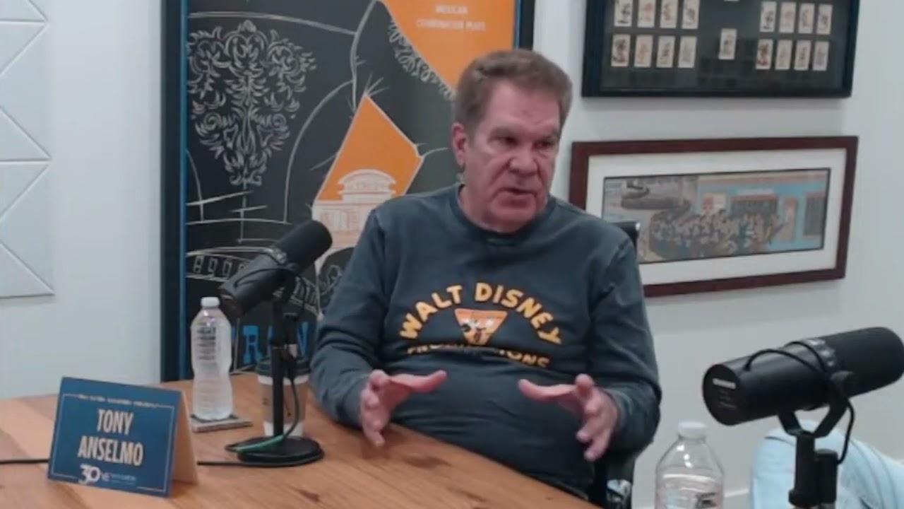Tony Anselmo, Animator, and Voice of Donald Duck talks with Ed, and Mike at the Van Eaton Gallery.