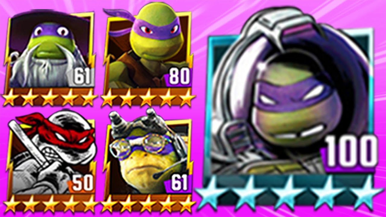 TMNT Legends All Donatello Team ( Larp, Nick, Movie, Original, Space )