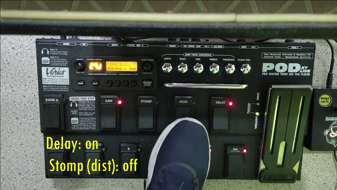 POD XT Live Ambient worship patch