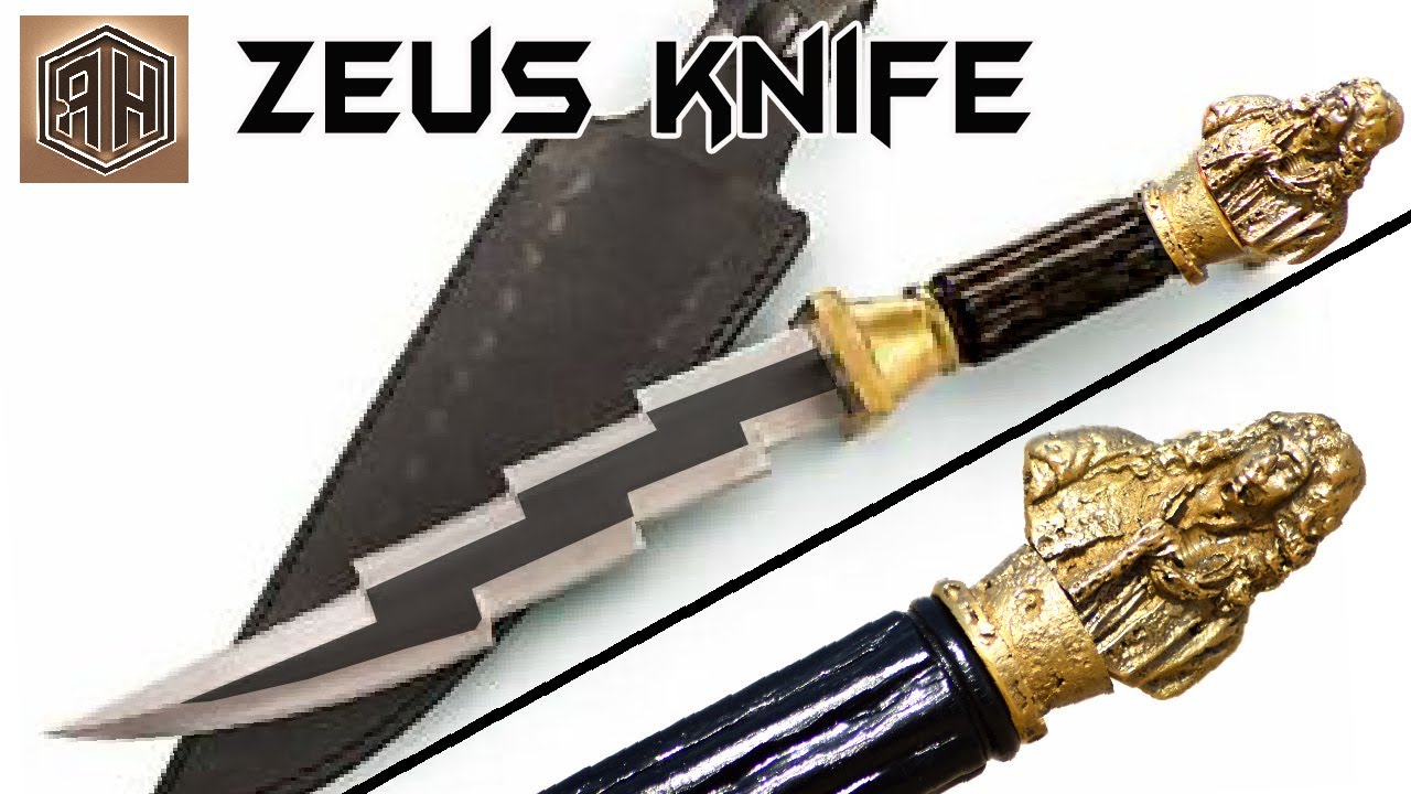 Forging a ZEUS' KNIFE out of a Rusty Leaf Spring
