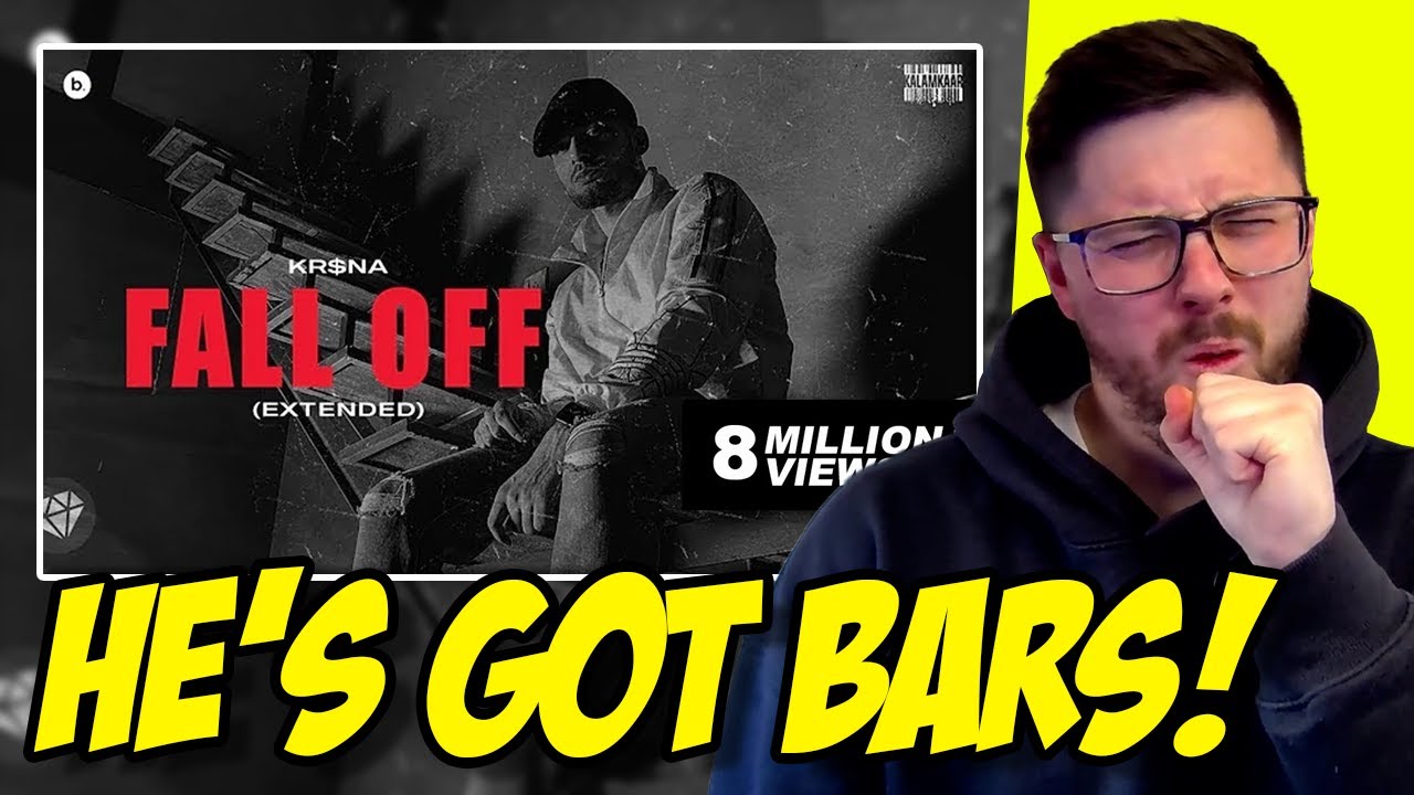 UK RAP FAN REACTS TO KR$NA - Fall Off (Extended) | Official Music Video