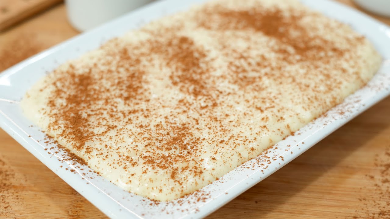 O Arroz Doce Com Leite Creme Mais Cremoso e Irresistível!