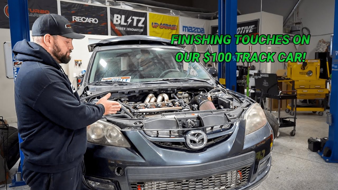 Finishing touches to our $100 Mazdaspeed3 Track build!