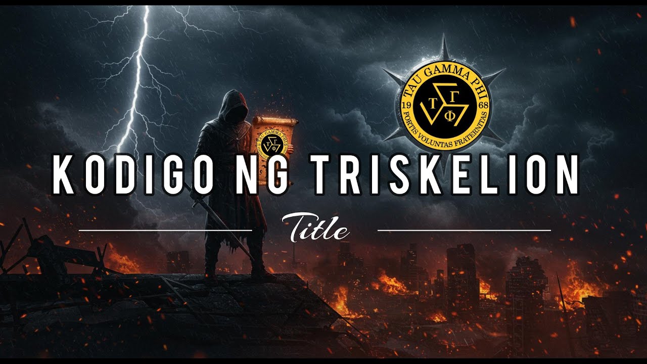 KODIGO NG TRISKELION (Visualizer) |  Tribute to Tau Gamma Phi #TauGammaPhi #Triskelion #RapMetal