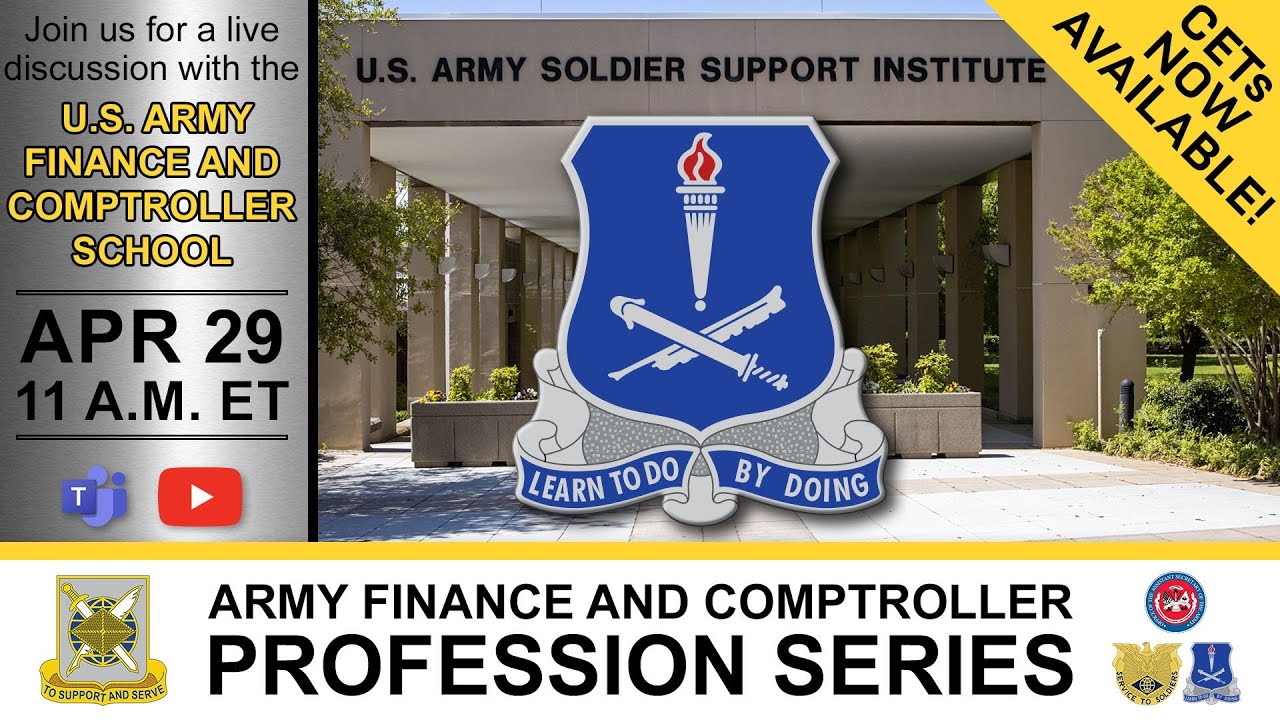 Army FC Profession Series: Finance and Comptroller School