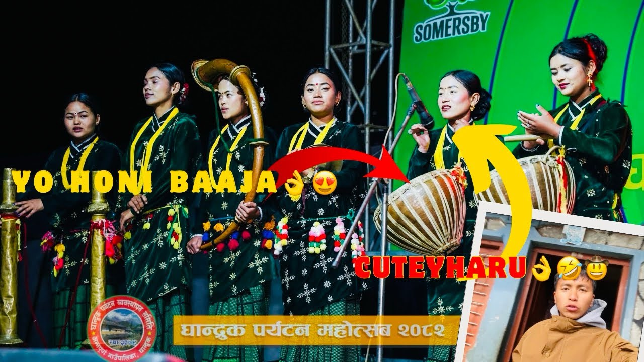 Sindhuli naniharuko baja sangai kada dance😍#ghandruk mahotsab(2082)🇳🇵🇳🇵