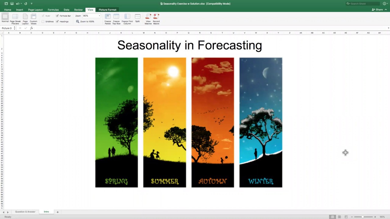 Seasonal Forecasting Method