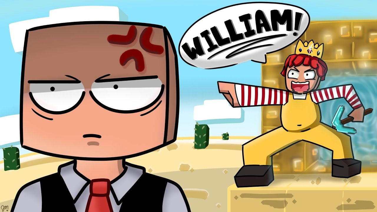 Forced to be a butler in Minecraft...
