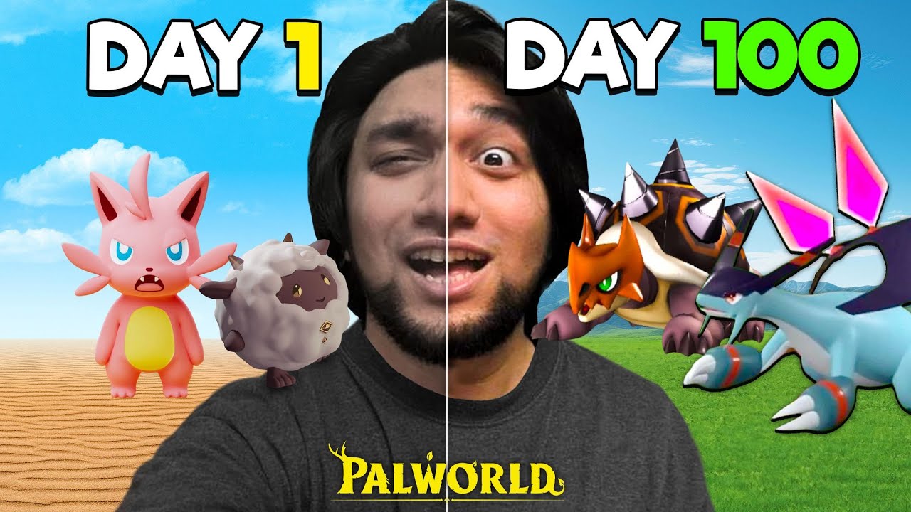 I Survived 100 Days In PALWORLD In BANGLA | BlackCarnageX