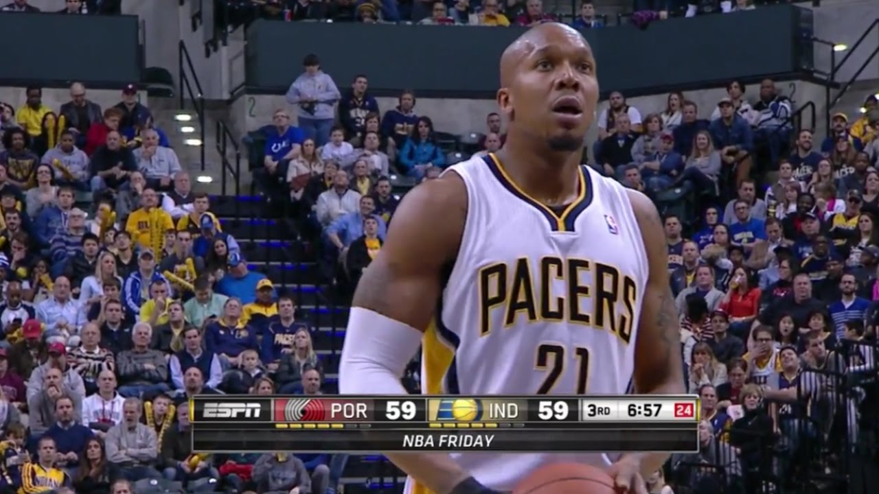 David West Full Highlights vs Blazers (2014.02.07) - 30 Pts 10 Rebs!