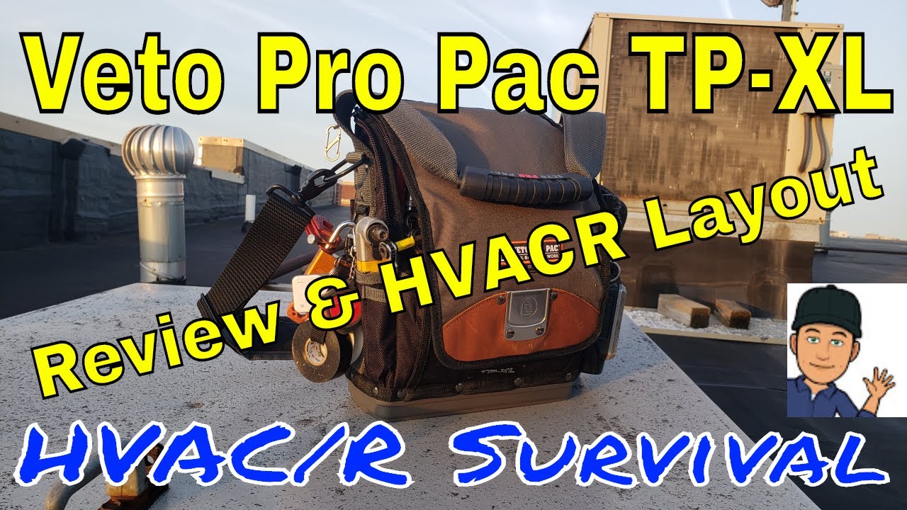Обзор и установка сумки для инструментов Veto Pro Pac TP-XL для обслуживания систем отопления, ве...