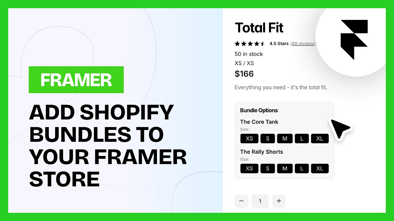How to Set Up Shopify Bundles in Framer with Frameship