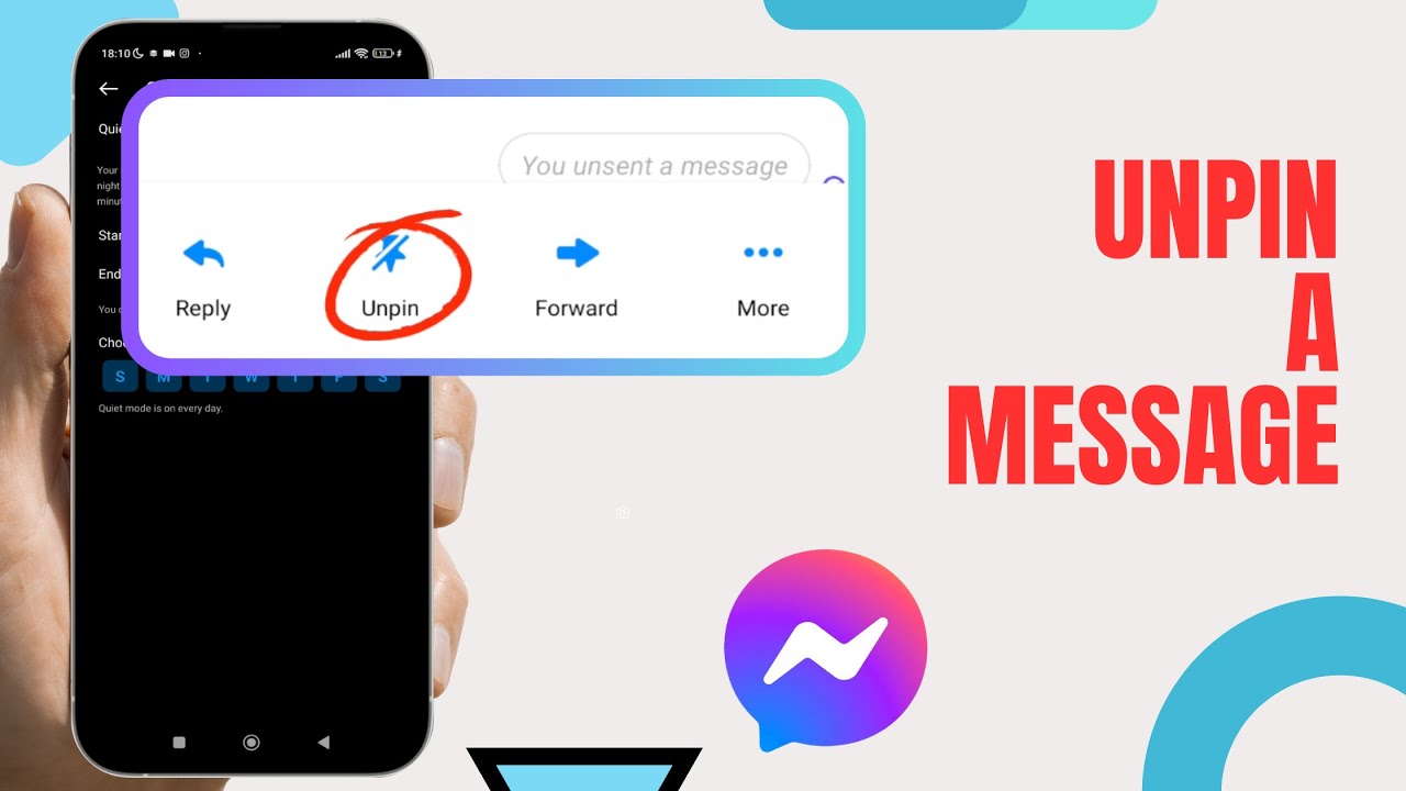 Unpin A Message On Messenger.  |Technologyglance