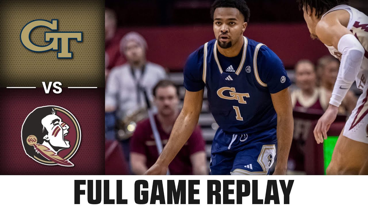 Georgia Tech vs. Florida State Full Game Replay | 2023-24 ACC Men’s Basketball