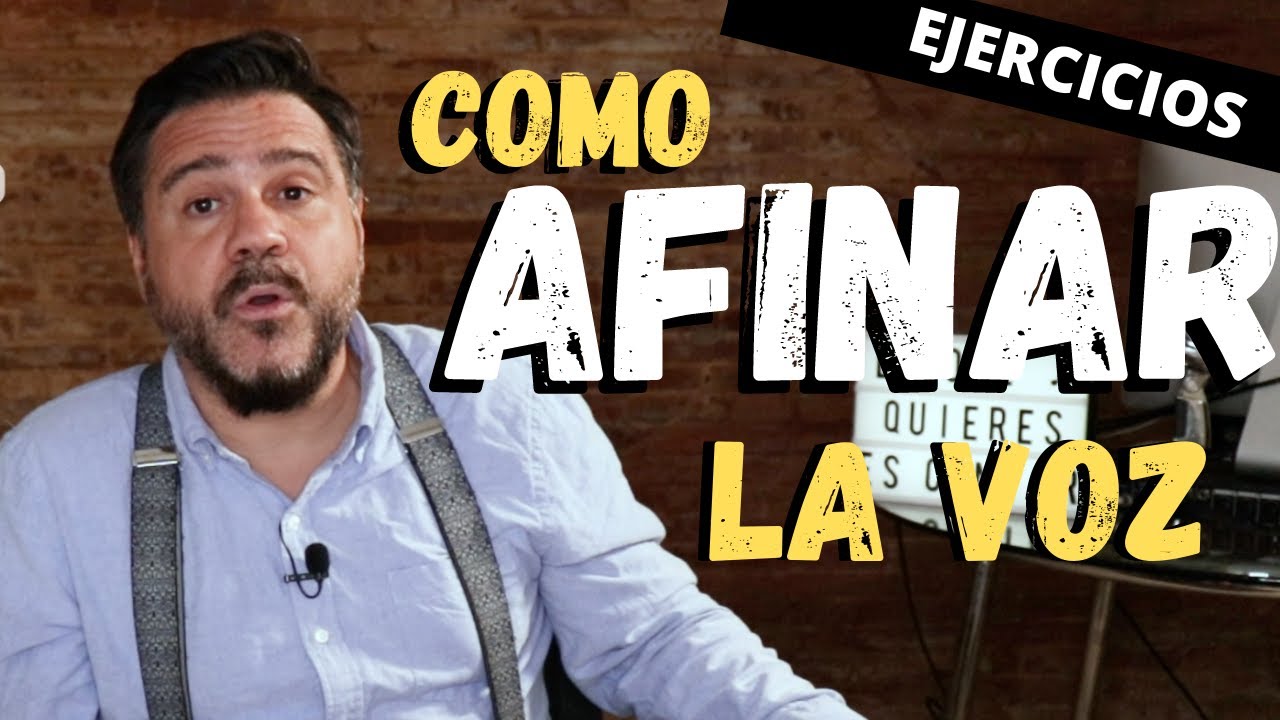 Como AFINAR la VOZ | Ejercicios para CANTAR AFINADO🎙⭐️ CLASE de CANTO virtual | Aprender a Cantar