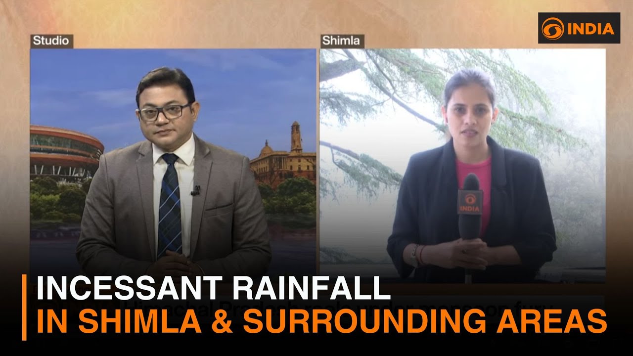 Incessant rainfall in Shimla & surrounding areas | DD India