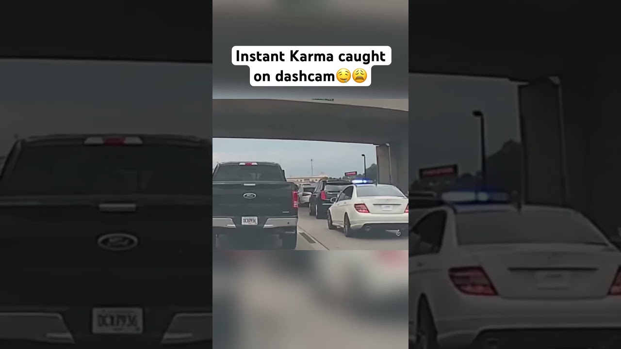 Nothing more satisfying than instant karma😂 #dashcam #roadrage