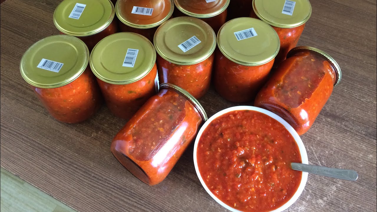 Աջիկայի անչափ համեղ բաղադրատոմս🌶🍅Очень вкусная аджика  Anchap hamex ajika