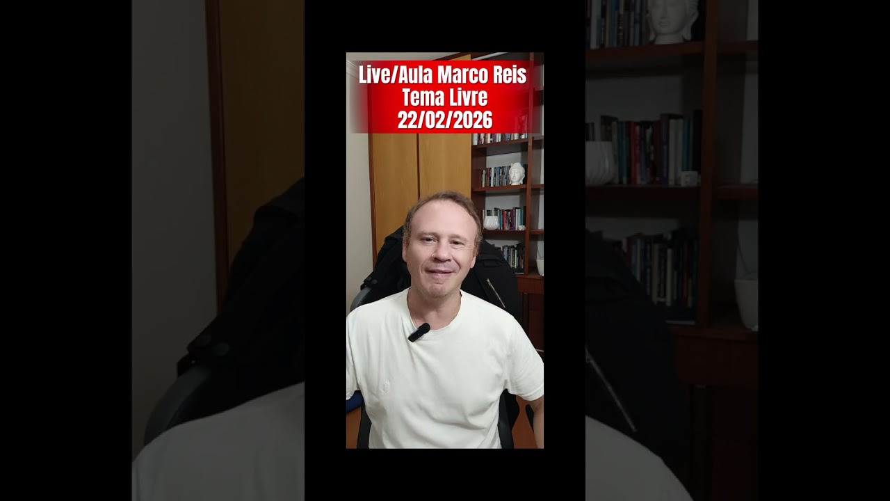 Live/aula Tema Livre perguntas e respostas com Marco Reis 