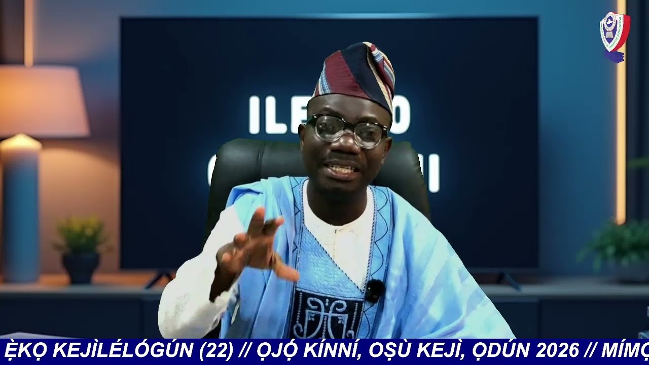 MÍMỌ IYÌ ARA-ẸNI Yoruba Sunday School Lesson 22 (2025/2026)
