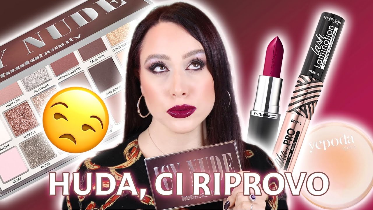 HUDA CI RIPROVO! 🤯 ICY NUDE PALETTE + MAKEUP SFUMATO! | Erikioba