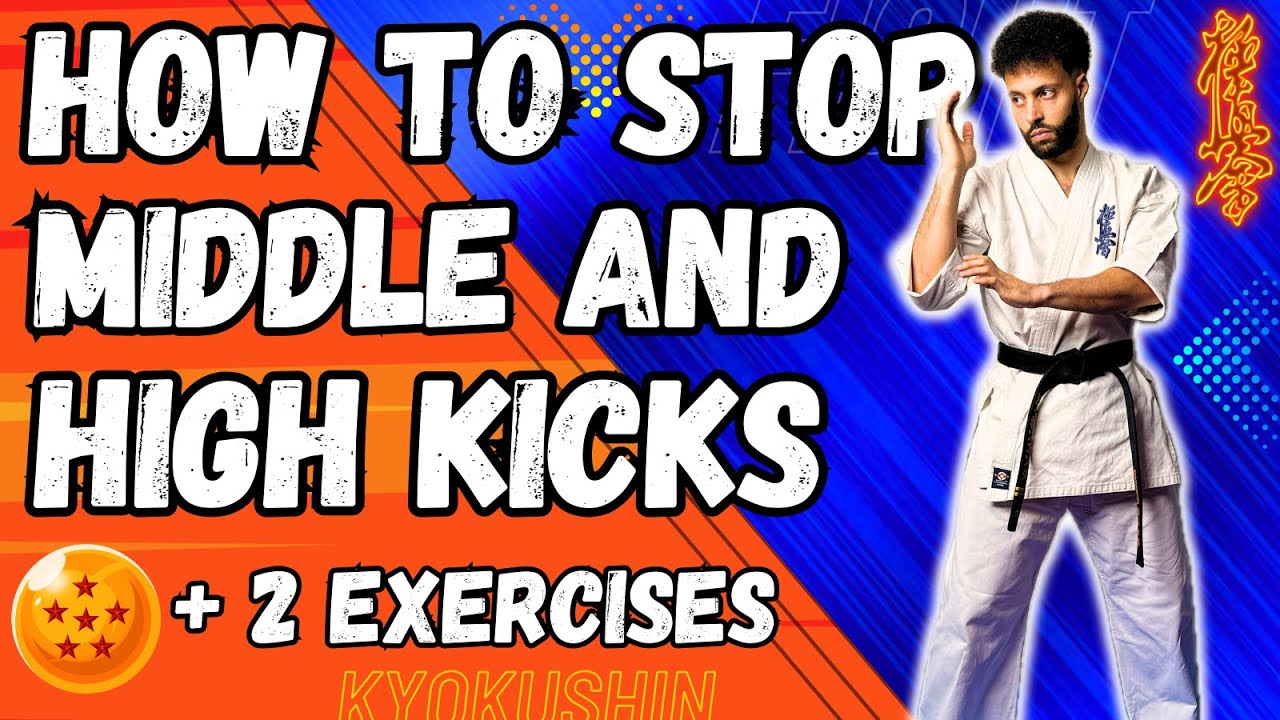 How To Block MIDDLE/HIGH KICKS in KYOKUSHIN 👊🔥 (and Combat Sports)