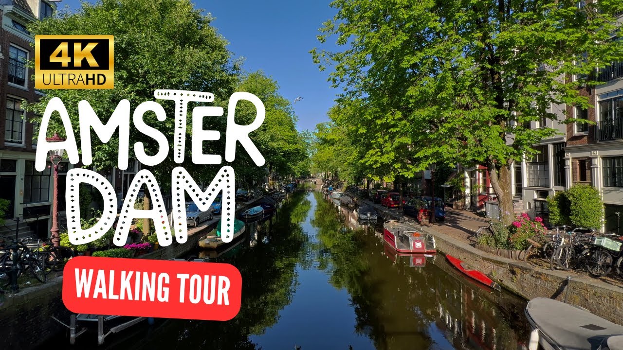 No Tourists, Just Beauty – Amsterdam’s Most PEACEFUL Morning Canal Walk | 4K