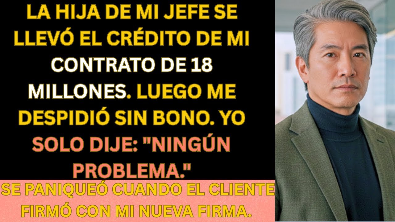 Cerré un Contrato de 18 Millones… Ella Me Robó el Crédito y Me Despidió