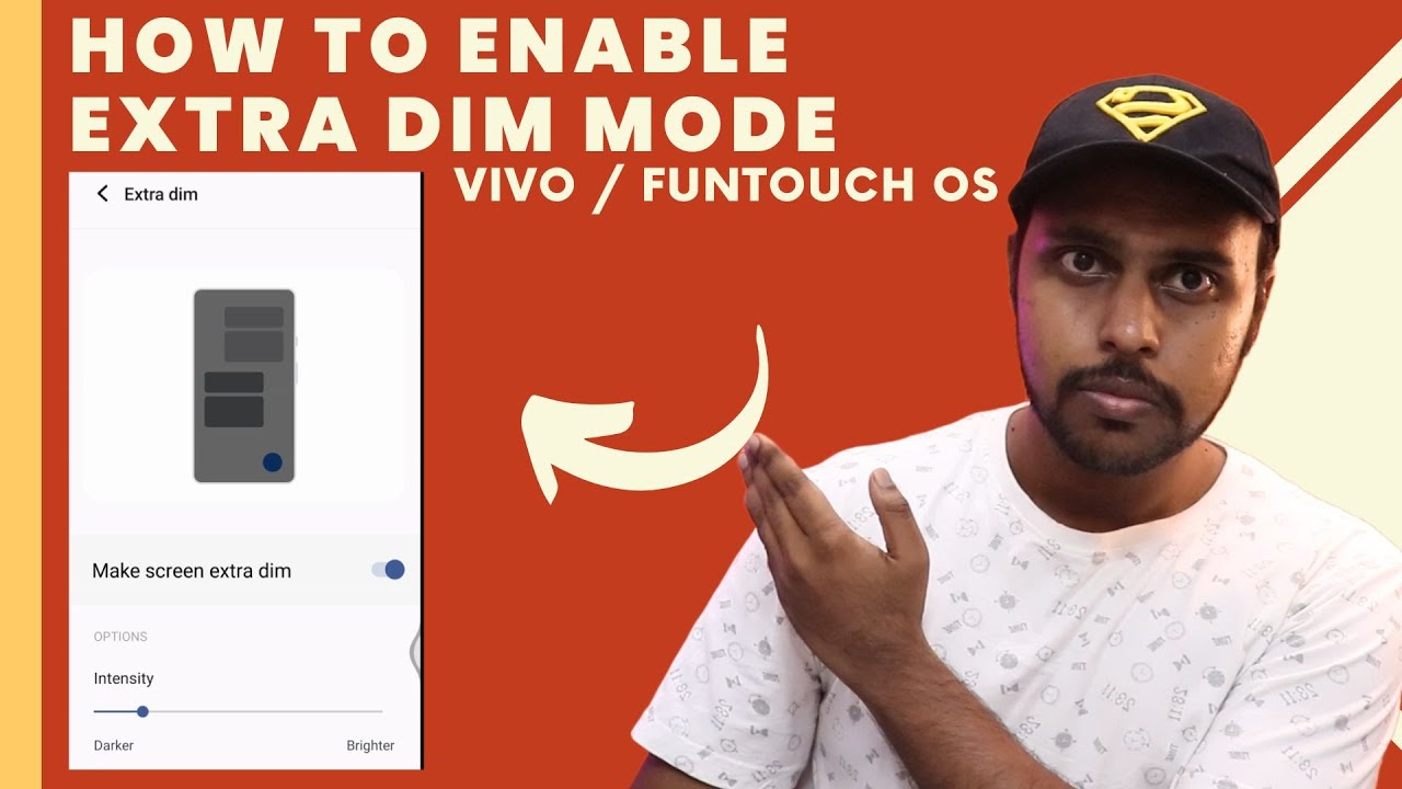 Vivo extra dim | extra dim vivo | how to enable extra dim mode vivo