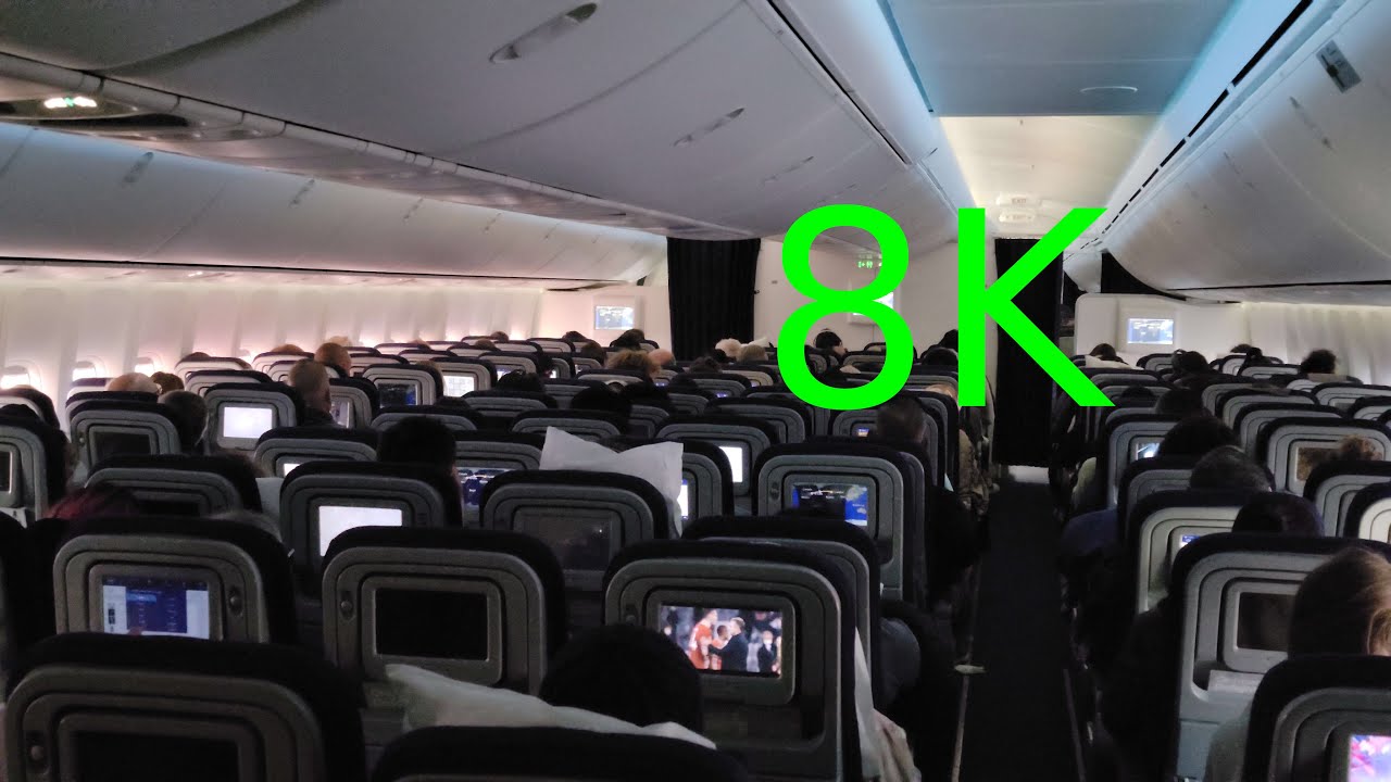 Lufthansa 747-8 from EWR to FRA: 8K Trip Video