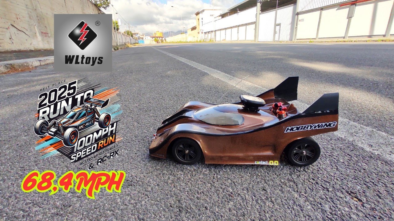 New PB Wltoys Speed Run #rcspeedrun #wltoys @reitplace4765 @BuildingVelocityRC  #hobbywing