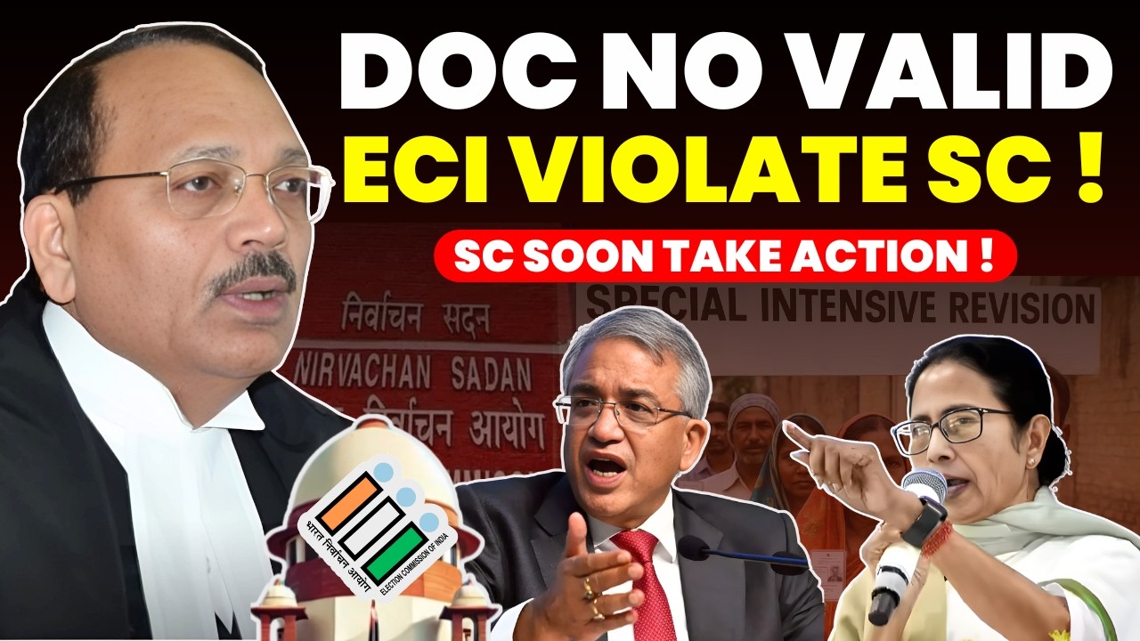 DOCUMENT NO VALID.....ECI VIOLATE SC ORDER ? CJI-SC SOON TAKE ACTION ? #supremecourtofindia #legal