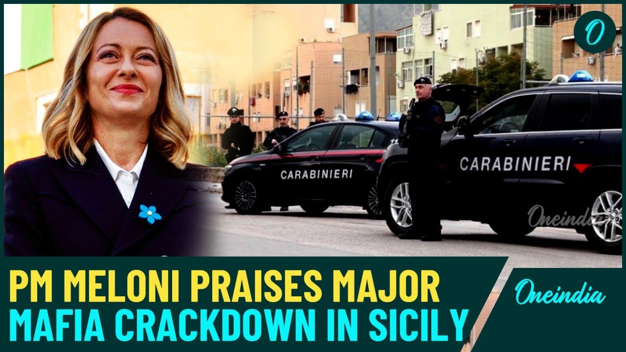 Italy Arrests 181 In Anti-Mafia Raid, PM Meloni Hails 'Hard Blow' To Cosa Nostra's Revival Attempt