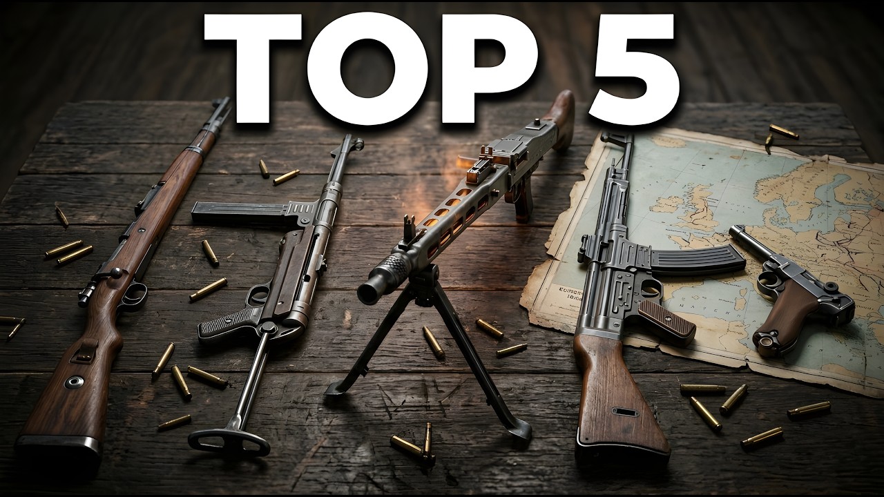 Top 5 Nazi Weapons of WW2 | German Firearms | World War 2